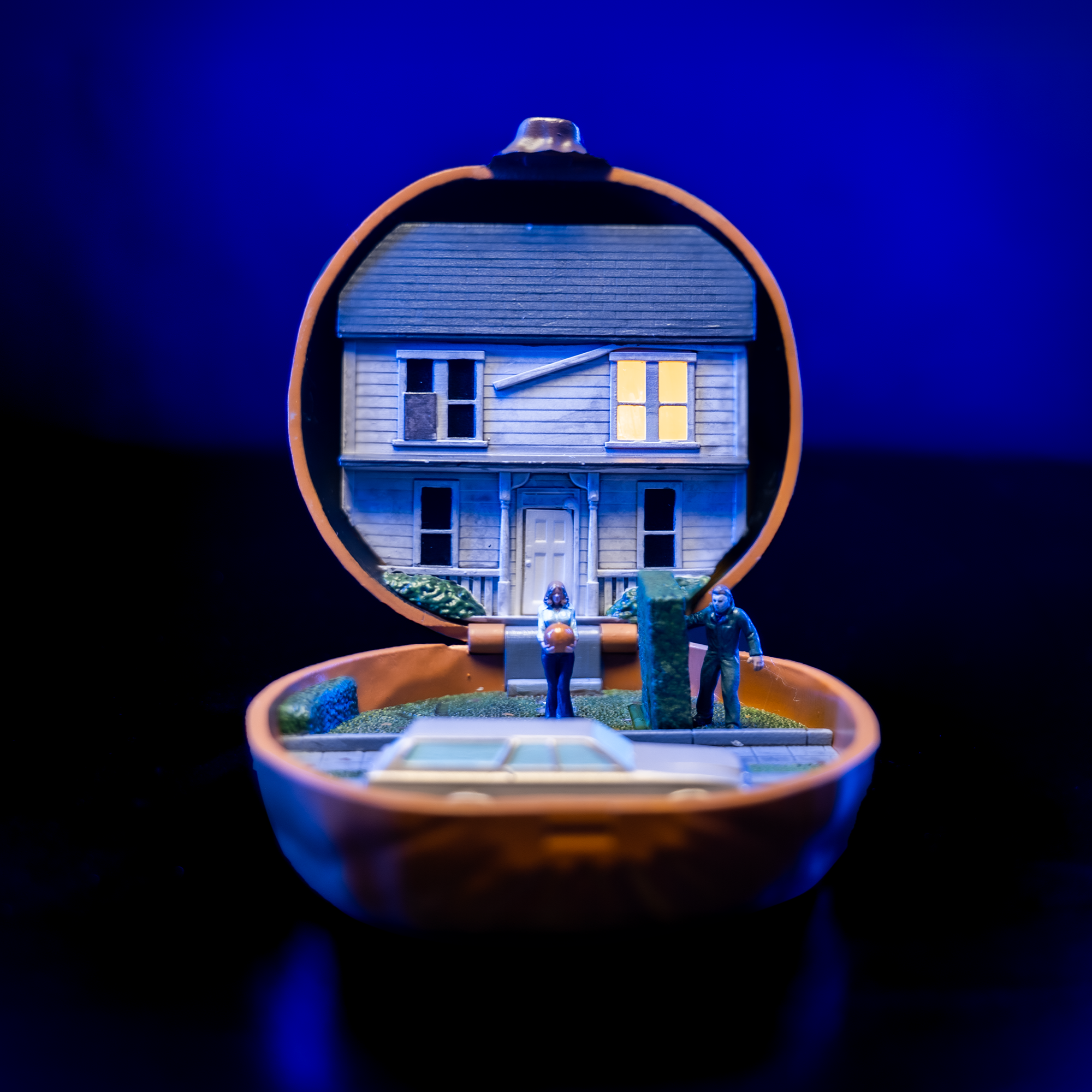 Halloween Myers House Pumpkin Micro Maniacs playset